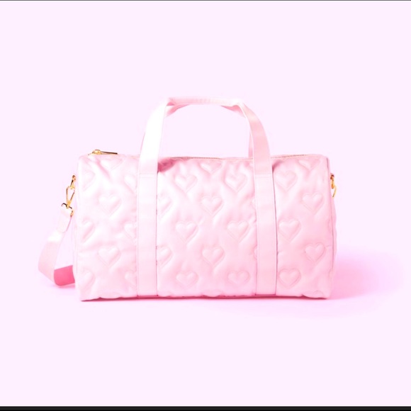 Stoney Clover Lane Handbags - Quilted Hearts Duffle Bag - Stoney Clover Lane x Target Light Pink